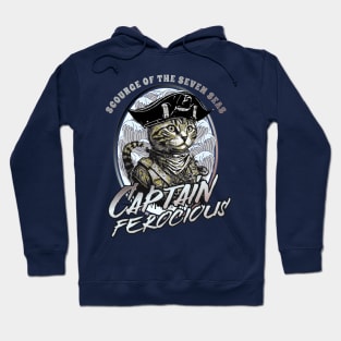 Captain Ferocious Pirate Kitty Hoodie